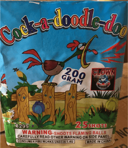 Cock-a-doodle-doo 25 Shot Cake